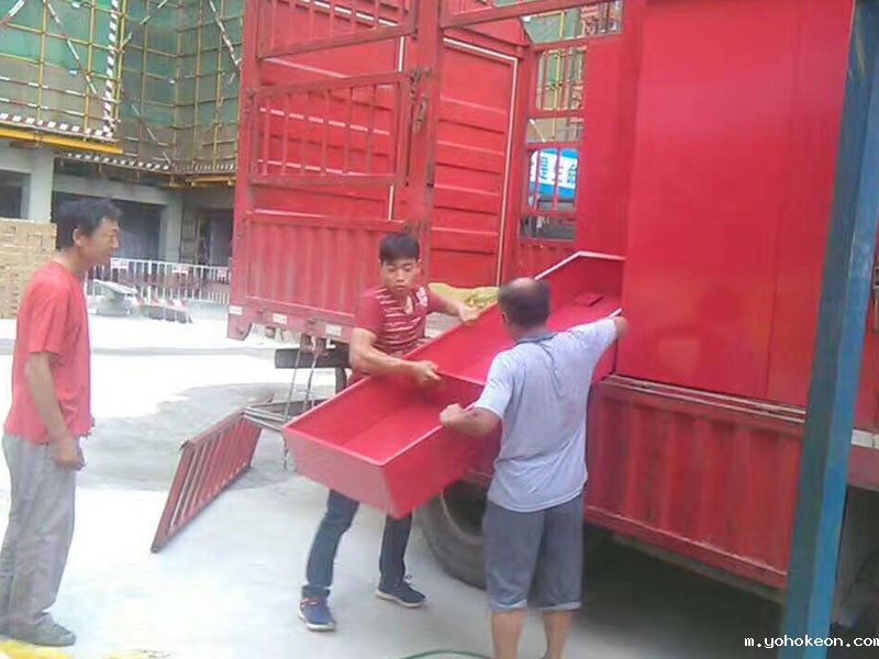 青岛消防箱发货案例